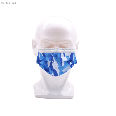 Masque facial étanche 3 plis respirateur transparent jetable