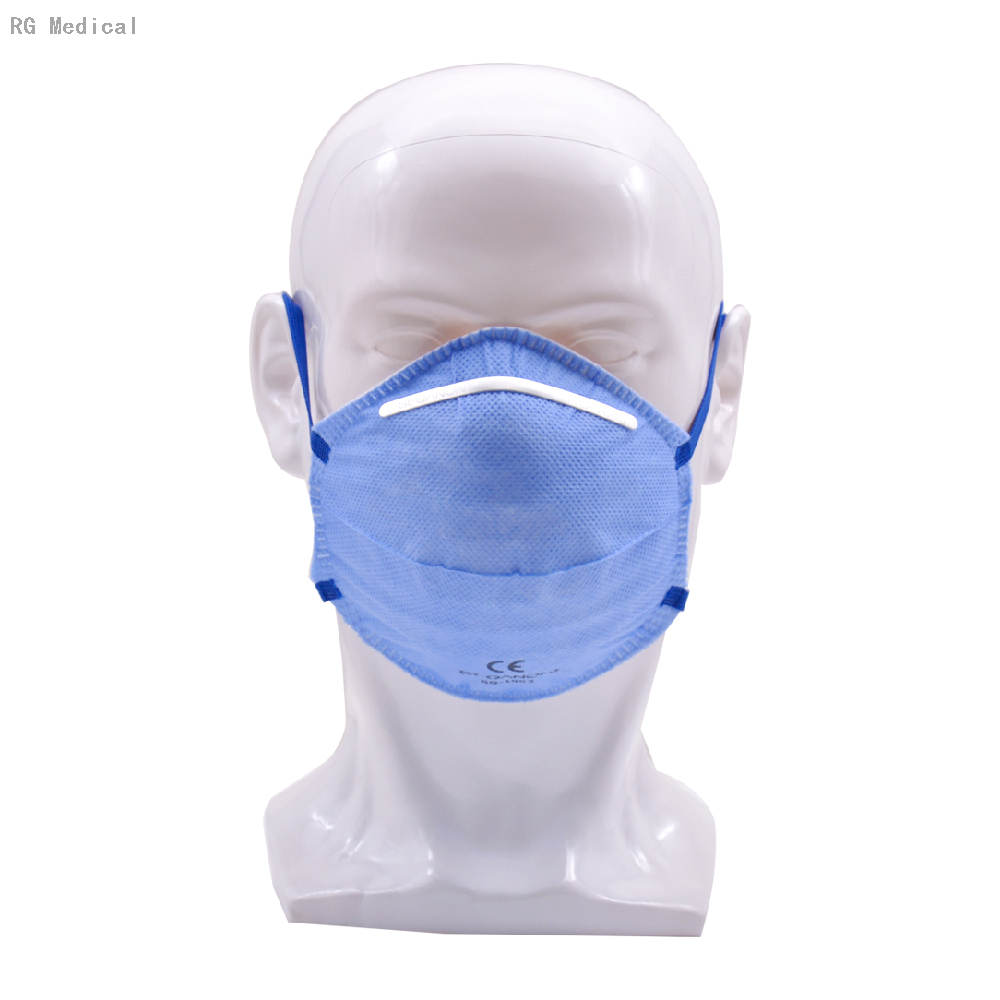 Masque facial jetable Ffp2 en forme de coupe, respirateur anti-particules