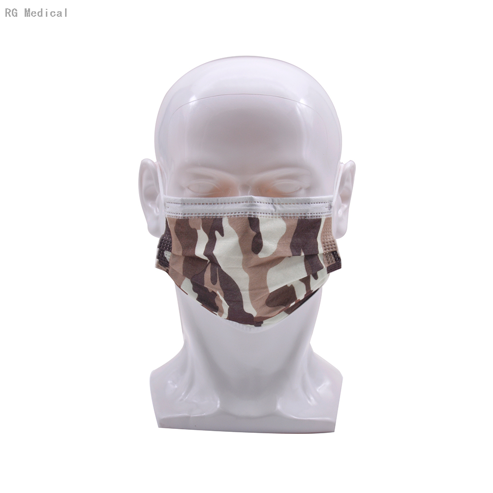 RG PM2.5 Masque Pliable Respirateur Facial Army Brown